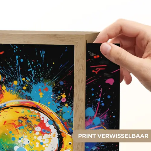 Graffiti - Sport - Zwemmen - Zwembril Light Box met batterij (Wandlamp) middel -USP_websiteprintNL