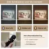 Kerstsfeer - Landelijk - Rood Light Box met batterij (Wandlamp) middel -USP_lichtkleurNL