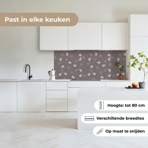 Patronen - Tulpen - Minimalistisch keuken achterwand 2 middel 871 -sfeer4_NL