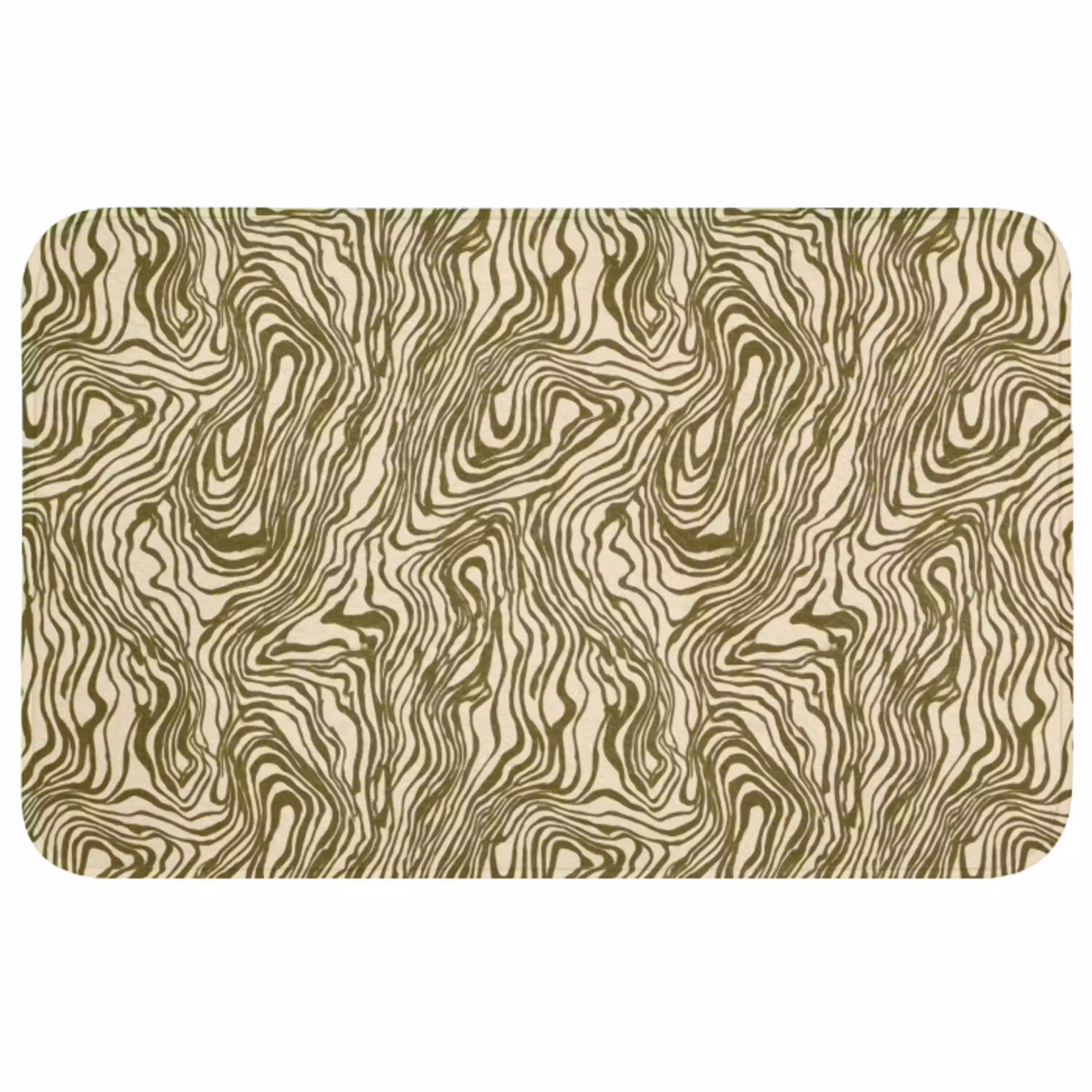 Abstract - Marmer - Groen Badmat middel 997 -3d