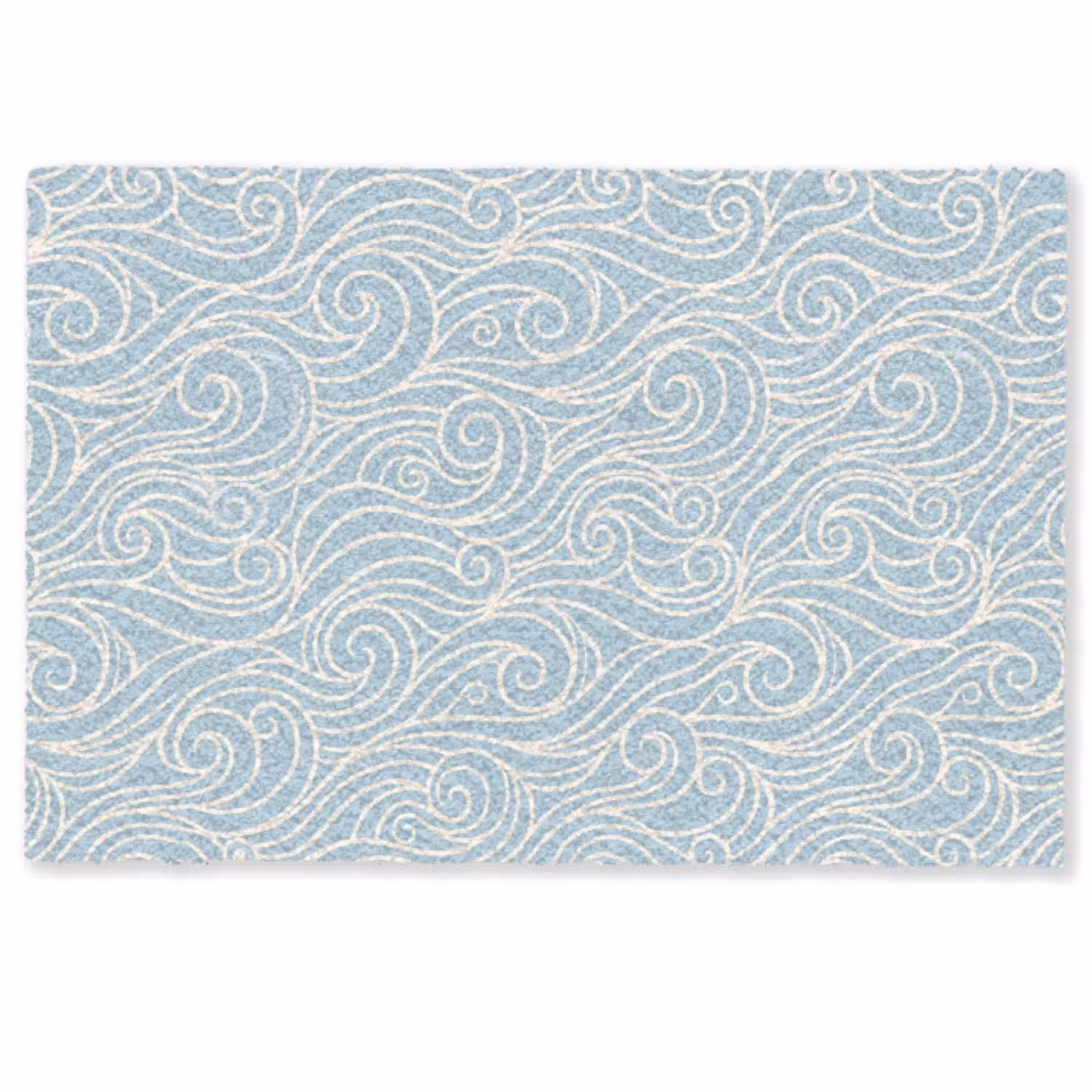 Golf - Abstract - Natuur - Modern - Blauw Deurmat klein -zkaufland3d