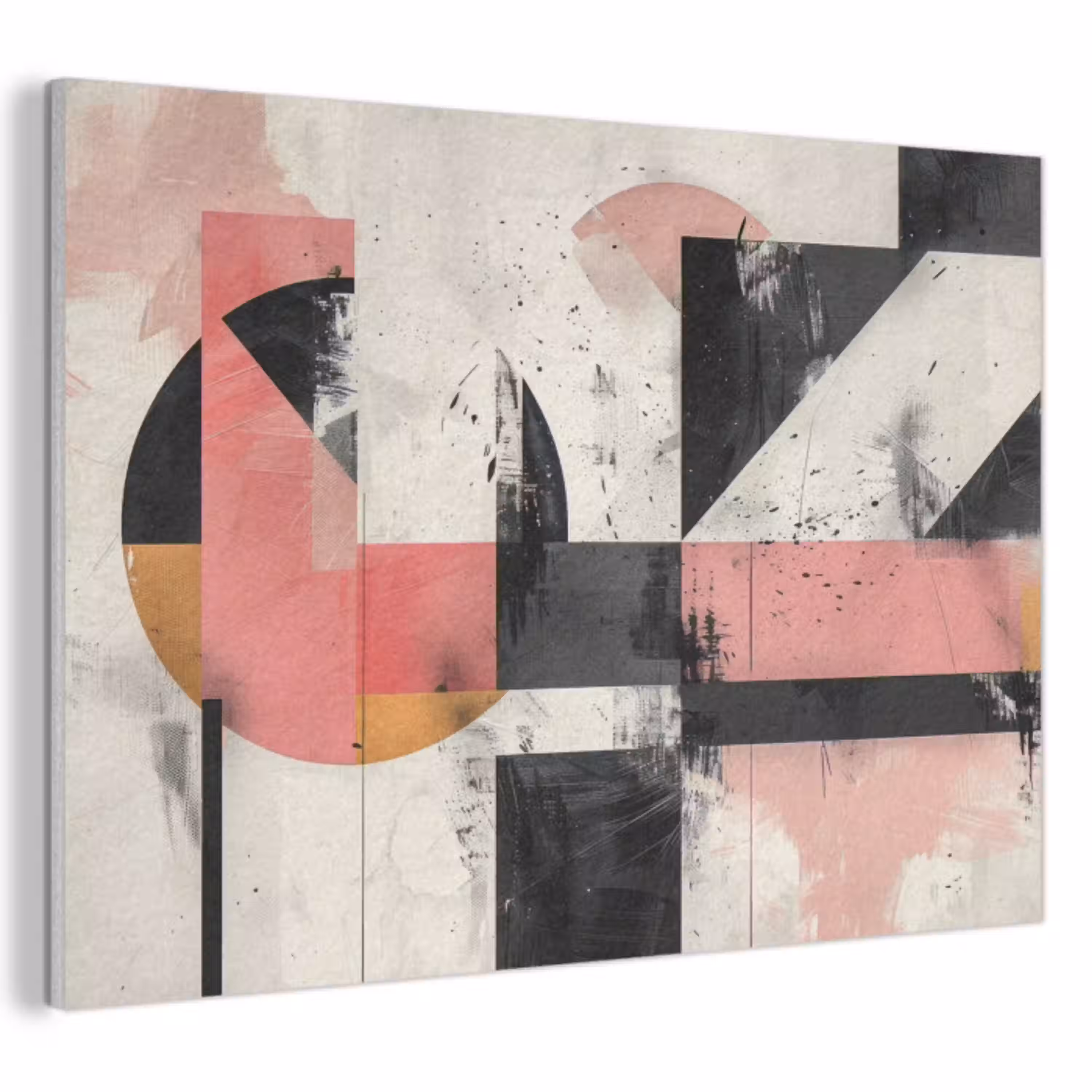 Roze - Abstract - Aesthetic - Modern - Vormen PET vilt klein -3d