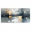 Kunst - Grijs - Goud - Abstract Muismat XXL klein -3d_leeg