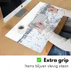 Luchtbellen - Water - Dynamisch Muismat XXL klein -sfeer3
