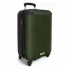 Lederen look diep groen NBS - Handbagage koffer - Kinderen Unisex middel -productfoto_3d