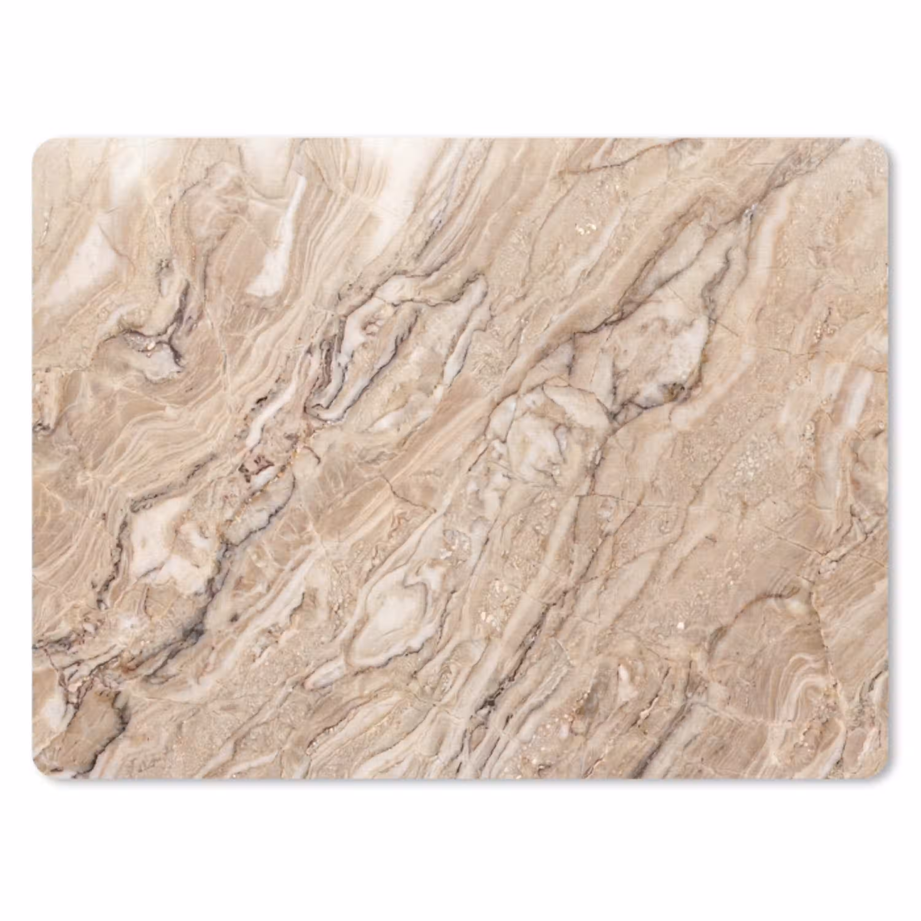Textuur - Aders - Abstract - Modern - Beige muismat rubber klein -3d