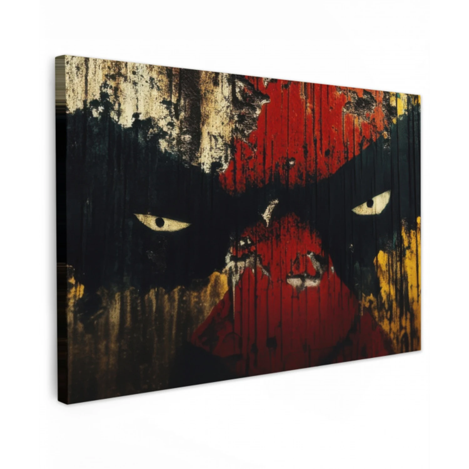 Graffiti - Ogen - Abstract canvas 2cm klein -z3d