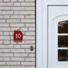 Rood - Kader - Regulier Naambord Huisje klein -sfeer1