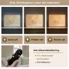 Peach - Eten - Taart - Oranje Light Box met batterij (Wandlamp) middel -USP_lichtkleurNL