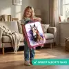 Aquarel paard met kleurrijke spatten Kinderkoffer - Roze klein -sfeer2_NL