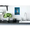 Vogel - Decoratie - Ijsvogel - Blauw Muursticker klein -keuken