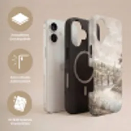 Dorp - Brug - Uitzicht - Groen Toughcase MagSafe Apple iPhone 17 klein -USP_Lagen_DE