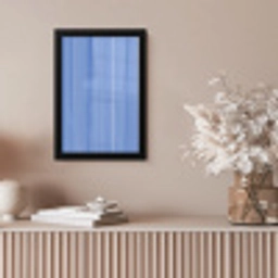Klassiek - Strepen - Blauw fotolijst zwart zonder passe partout klein 224 -sfeer5