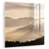 Bergen - Mist - Zonnestralen plexiglas 5mm klein -zzzproduct_nieuw