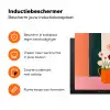 Bloemen - Koffie - Raam Inductie beschermer vinyl 3mm klein -zzzzzzz-td-ups