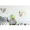 Japandi - Bamboe - Beige Wandcirkel aluminium klein -kinderkamer