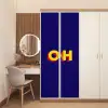 Blauw - Geel - OH - Schaduw deurposter klein -sfeer3