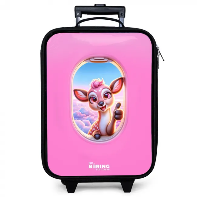 Hert tussen de wolken Kinderkoffer - Zwart klein -zzz_website3d