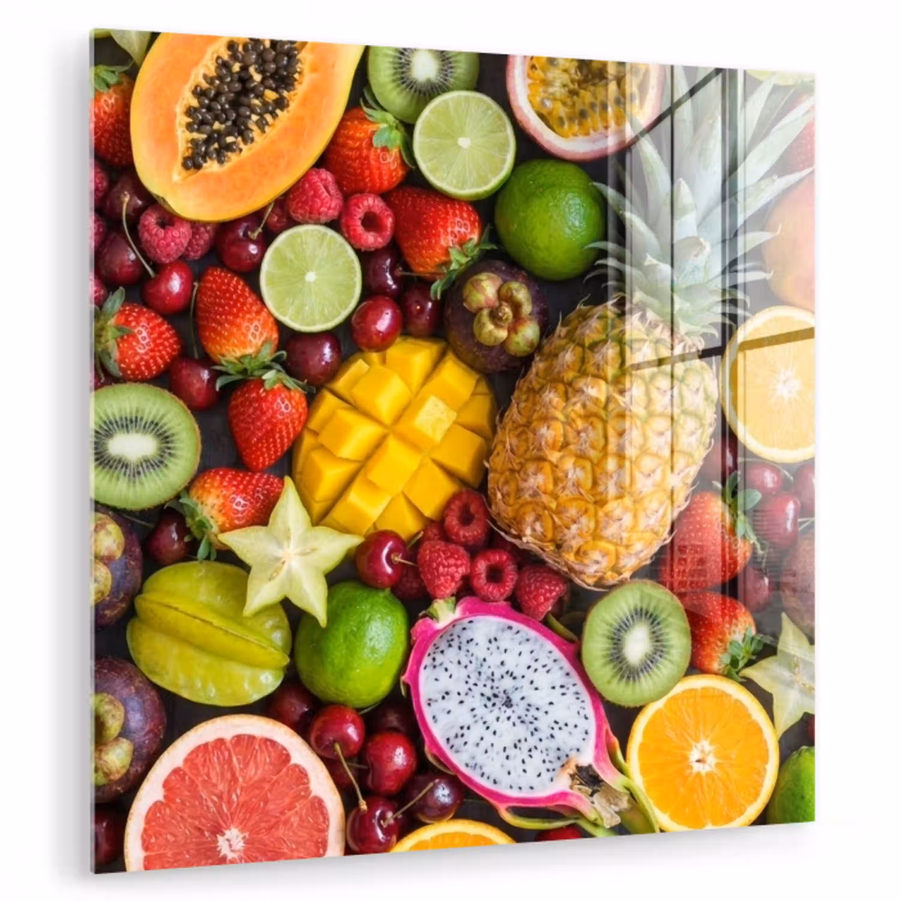 Fruit - Assortiment - Vers - Gezond - Kleurrijk plexiglas 5mm klein -zzzproduct_nieuw