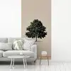 Eikenboom - Schaduw - Egaal fotobehang vinyl groot -woonkamer
