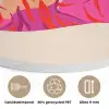 Tijger - Roze - Oranje Akoestische PET Vilt - Rond klein -closeup_NL