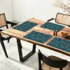 Golven - Retro - Blauw - Patroon Placemat vinyl groot 368 -zzsfeer4_Kitchenyeah-website