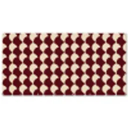 Rood - Tegelpatroon - Crème Balkonbeschermer Duitsland klein 596 -zz_3d