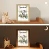 Olifant - Dier - Kinderen - Jungle Light Box met kabel (Kinderlampje) klein -sfeer3_kind