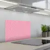 Roze - Patroon - Lijnen keuken achterwand spatscherm klein 900 -3d_schuin