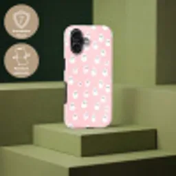 Spookjes - Patroon - Roze Toughcase MagSafe Apple iPhone 17 klein 1017 -USP_PrintM_DE