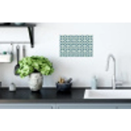 Patroon - Symmetrisch - Blauw Muursticker klein 286 -keuken