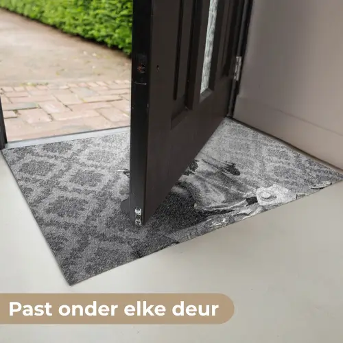Chic - Vrouw - Zwart - Wit Deurmat klein -USP_NL
