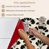 Abstract - Patroon - Zwart keuken achterwand spatscherm klein 900 -spatscherm_NL