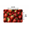 Aardbei - Fruit - Rood Placemat vinyl groot -specs