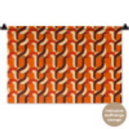 Retro - Modern - Kleurrijk Wandkleed katoen klein 269 -t3d_DE