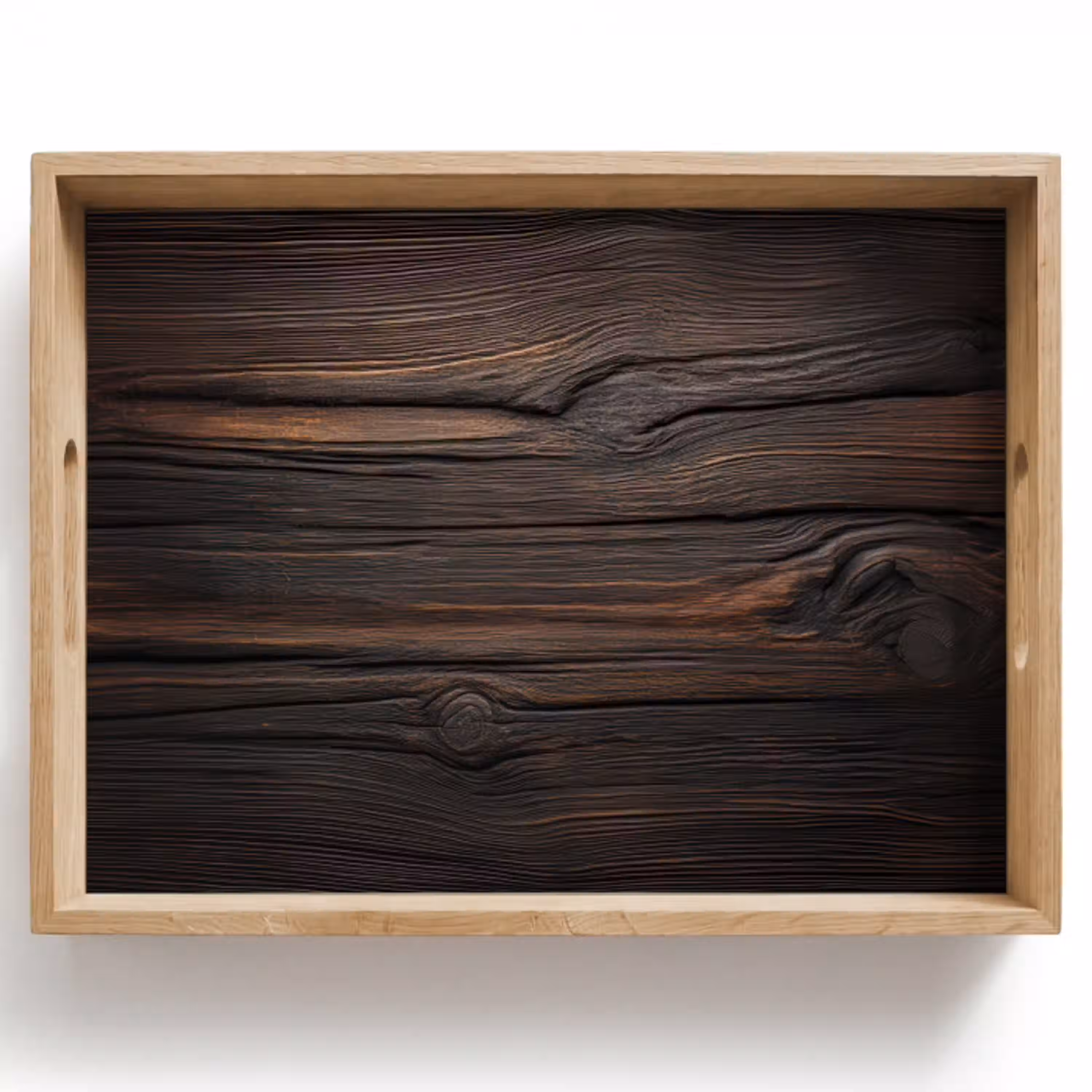 Hout - Grillige nerven Dienblad Rechthoek middel -z3d_shopping