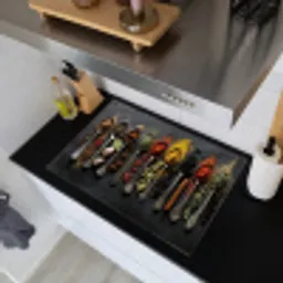 Lepels - Specerijen - Kaneel - Chili Inductie beschemer met haakjes klein -sfeer1