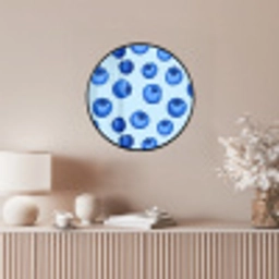 Bessen - Modern - Blauw Fotolijst rond zonder passe partout klein 856 -sfeer3
