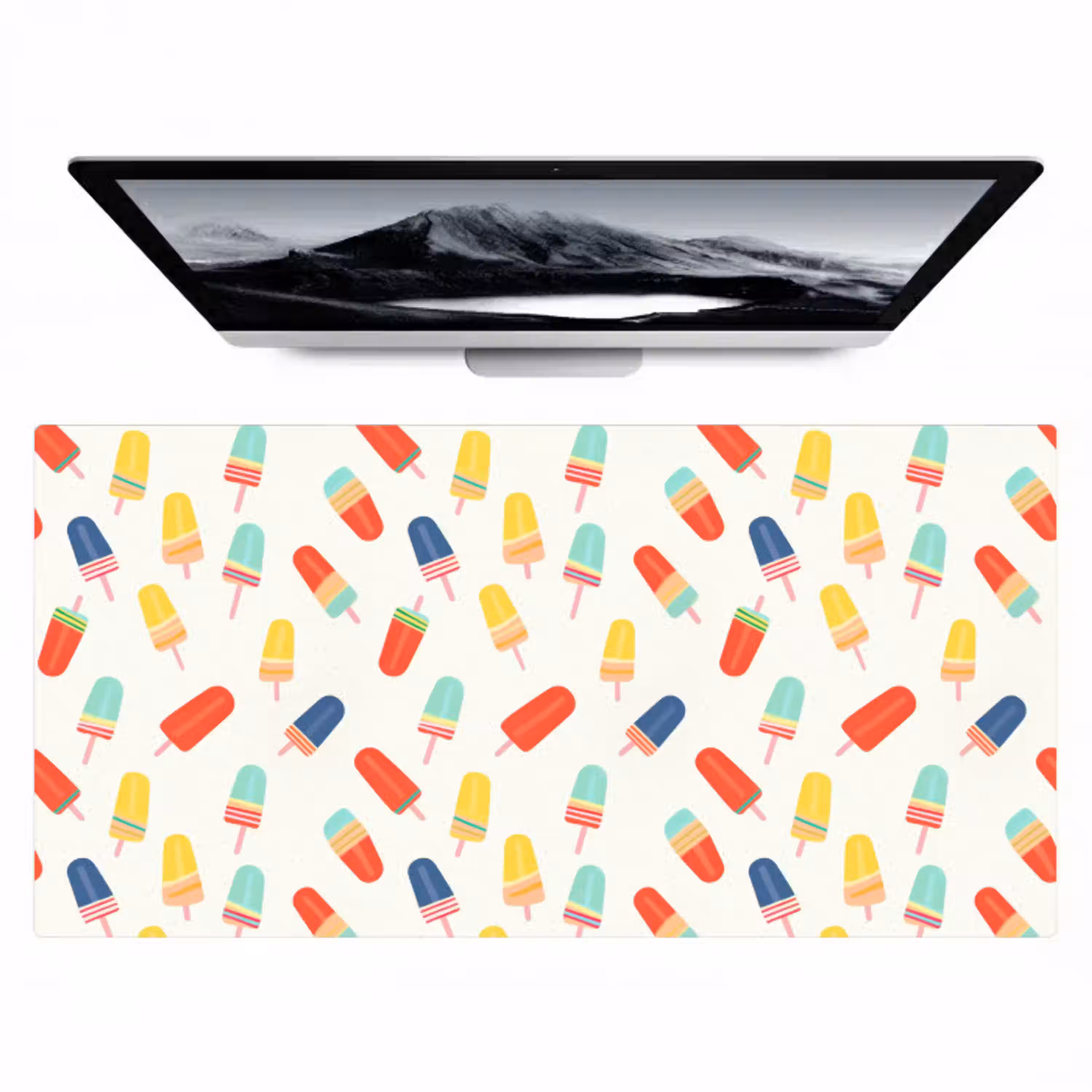 IJsjes - Speels - Kleurrijk Muismat XXL klein 681 -zzz3d