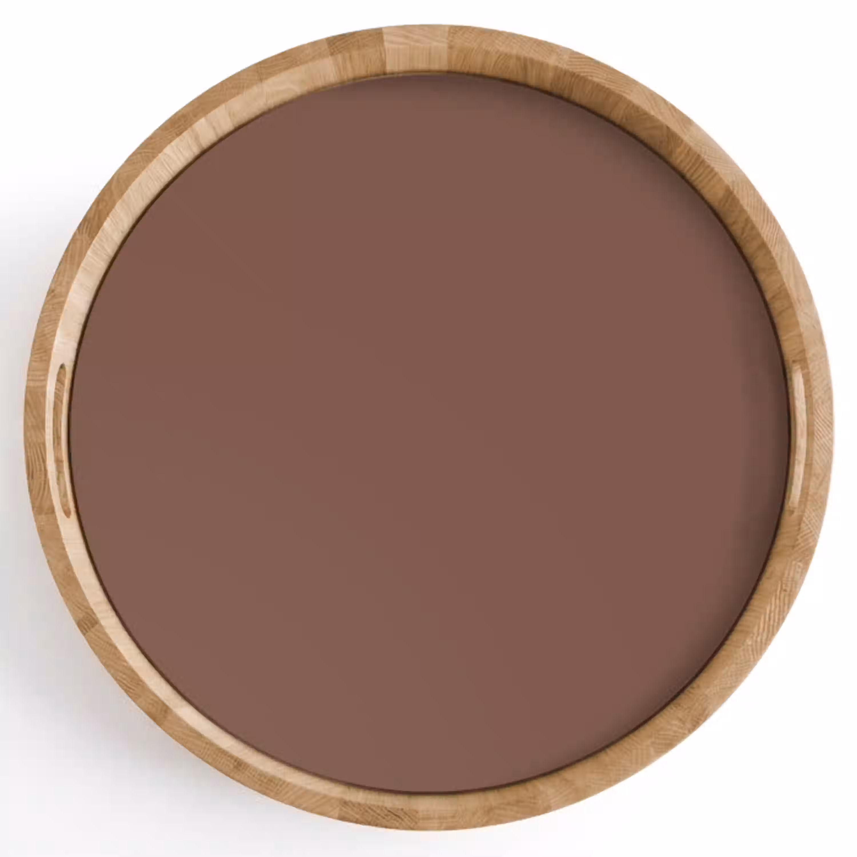 Muted - Chestnut - Bruin Dienblad Rond middel 914 -z3d_shopping