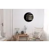 Sardines - Tekst - Vis - Blik Wandcirkel aluminium klein -woonkamer