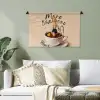 More espresso - Koffie - Eend Wandkleed katoen klein -sfeer7
