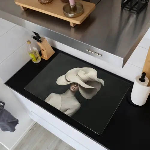 Modern - Vrouw - Hoed Inductie beschemer met haakjes klein -sfeer1