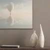 Luchtballon - Wolken - Water - Blauw PET vilt klein -sfeer6_closeup