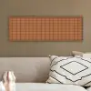Plaid - Patroon - Vierkant - Bruin canvas 2cm klein 828 -sfeer3