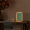 Patroon - Groen - Goud - Symmetrisch Light Box met kabel (Tafellamp) klein 925 -sfeer4