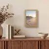 Zon - Duinen - Strand - Vuurtoren Light Box met kabel (Tafellamp) klein -sfeer2