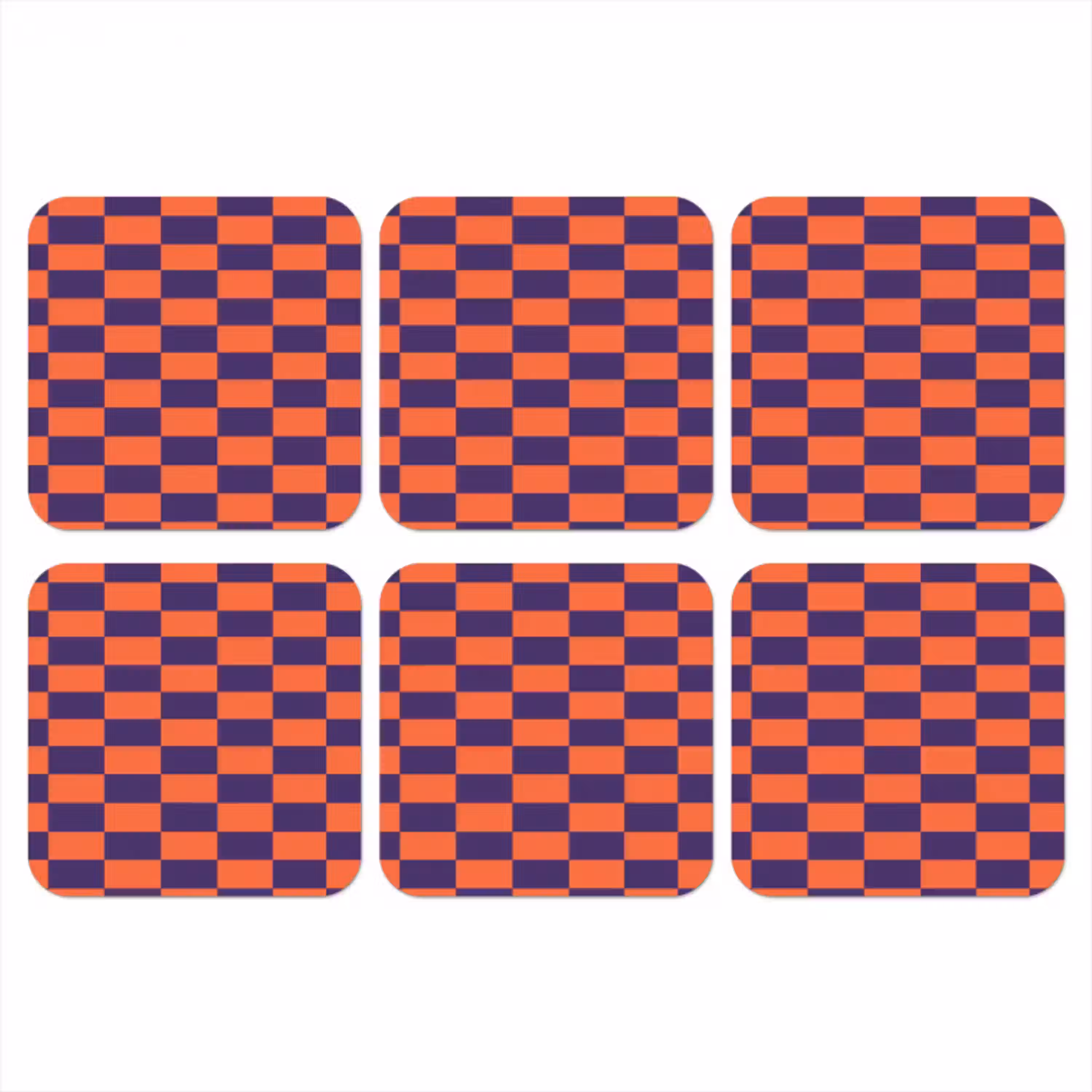 Patroon - Klassiek - Paars onderzetter kurk middel 366 -3d