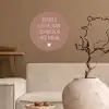 Spreuken - Herinner je gisteren droom over morgen en geniet vandaag - Quotes Wandcirkel behangsticker klein -sfeer1
