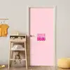 Bisou - Roze - Minimalistisch deurposter klein -sfeer4